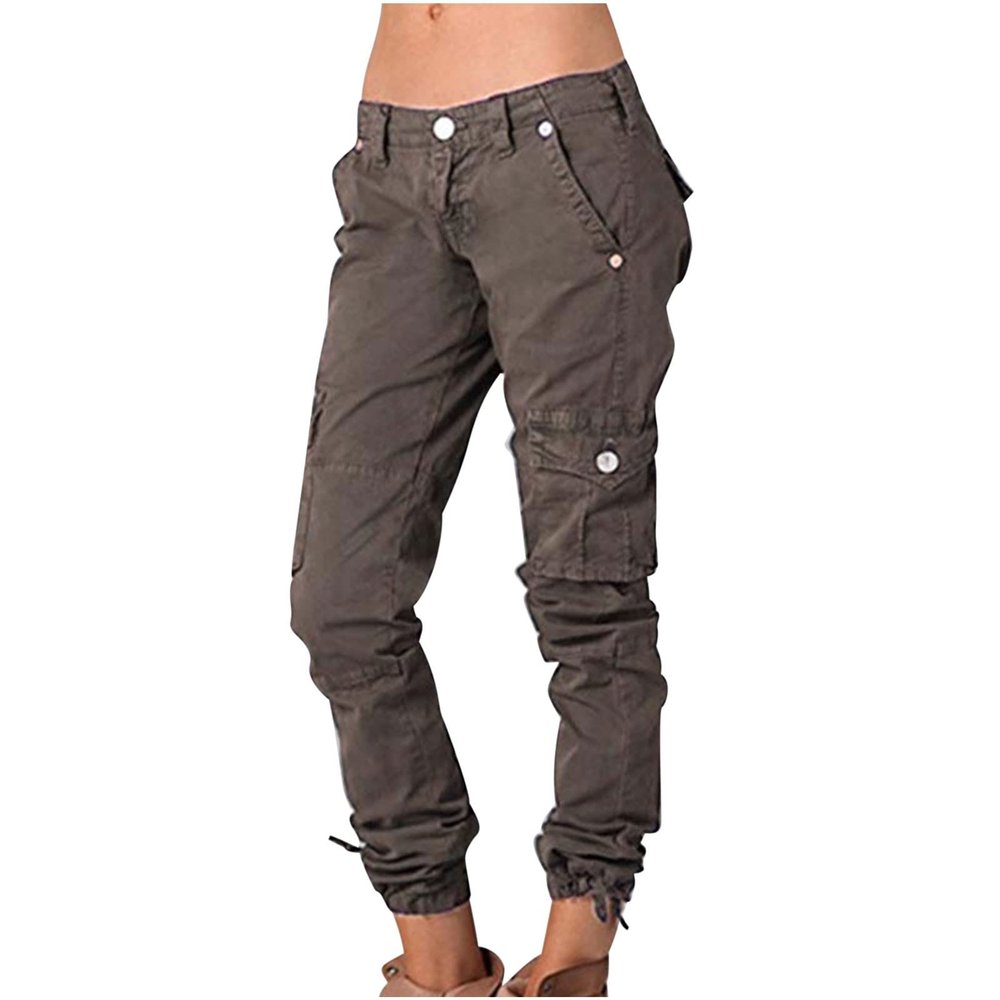Cargo Pants for Women Mid Rise Pockets Baggy Trousers Loose Lightweight Hiking Pants Y2K Fashion Boyfriend Streetwear Pants