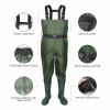 THABATAD Chest Waders, Fishing Waders for Men with Boots, 2-Ply PVC/Nylon Waterproof Hunting Waders, Bootfoot Waders view 2