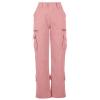 Cargo Pants for Women Mid Rise Pockets Baggy Trousers Loose Lightweight Hiking Pants Y2K Fashion Boyfriend Streetwear Pants view 3