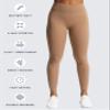 Aoxjox High Waisted Workout Leggings for Women Trinity Yoga Pants 26.5" (Brownie, X-Small) view 4