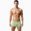 BreakEgg Mens Sports Underwear Boxers Comfortable Quick Dry Mesh Underpanties Man Boxers with Thongs Inner Shorts (Green,Large) view 2