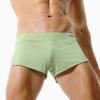 BreakEgg Mens Sports Underwear Boxers Comfortable Quick Dry Mesh Underpanties Man Boxers with Thongs Inner Shorts (Green,Large) view 4