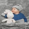 ZURLEFY Baby Girl Hats and Mittens Set for 0-6 Months, Newborn Hospital Hats with Bow for Infant Baby No Scratch Cotton Mittens Set(31-11) view 2