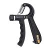 TEMKIN Grip Strength Trainer Adjustable R-shape Hand Grip Sports Countable Strength Finger Forceps Exercise Strengthening Expander Spring Carpal Pinch Trainers (Color : Black) view 1