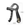 TEMKIN Grip Strength Trainer Adjustable R-shape Hand Grip Sports Countable Strength Finger Forceps Exercise Strengthening Expander Spring Carpal Pinch Trainers (Color : Black) view 3