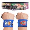 2 Set Anime Lever Belt and Wrist Wraps - Heavy Duty 10mm Weight Lifting Belt Back Support - 24" Lifting Straps Powerlifting Gym Accessories for Men and Women, Improve Workout, OP-M view 1