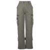 Cargo Pants for Women Mid Rise Pockets Baggy Trousers Loose Lightweight Hiking Pants Y2K Fashion Boyfriend Streetwear Pants B-Gray view 3