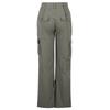 Cargo Pants for Women Mid Rise Pockets Baggy Trousers Loose Lightweight Hiking Pants Y2K Fashion Boyfriend Streetwear Pants B-Gray view 4