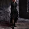 Back Stitching Vintage Bandage Overcoat Lace Waist Women Long-Sleeved Jacket Halloween Cosplay Vintage Women's Coat view 2