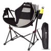 AKSOUL Hammock Camping Chair Swinging: Foldable & Portable Swing Chairs with Storage Bag - 265lbs Adult Weight Capacity - Folding Rocking for Lawn Camp Stargazer Outdoor view 1