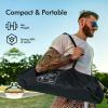 AKSOUL Hammock Camping Chair Swinging: Foldable & Portable Swing Chairs with Storage Bag - 265lbs Adult Weight Capacity - Folding Rocking for Lawn Camp Stargazer Outdoor view 4