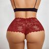 Avidlove Lace Boyshort Panty Sexy Underwear for Women Half Back Coverage Panties High Waisted Thongs Pack of 4 view 2