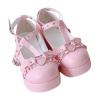 Cute Sweet Mary Jane Shoes Chunky Low Heel Lolita Wedges T-Straps Oxfords Gothic Punk Platform Round Toe Dress Shoes view 3