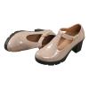 Ctreela Mary Jane Shoes for Women Girls Chunky Wedges T-Straps Oxfords Shoes Baroque Dress Shoes Platform Goth Lolita Shoes view 1