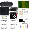 ANDGOAL Golf Net for Backyard Driving Range: 10x6x6.5ft Heavy Duty Nylon Practice Set with Mat - Stable Iron Base Chipping Hitting Target Indoor Outdoor view 3