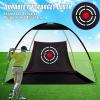 ANDGOAL Golf Net for Backyard Driving Range: 10x6x6.5ft Heavy Duty Nylon Practice Set with Mat - Stable Iron Base Chipping Hitting Target Indoor Outdoor view 4