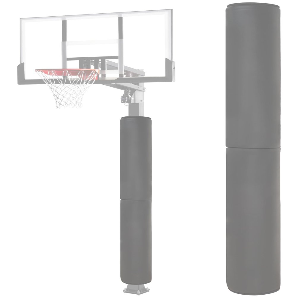 PHENEPUS Basketball Pole Pad, Heavy Duty Safety Pole Pads for Player Protection, 72" Tall Weatherproof Protective Padding for 2.5 Inch Sq. or Round Pole, Basement Garage Playground Poles Protector