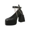Ctreela Chunky Platform Mary Jane Shoes Goth Punk Ankle Pumps Shoes Fashion Lolita Oxfords Block Heel Dress Shoes for Women view 1