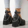 Ctreela Chunky Platform Mary Jane Shoes Goth Punk Ankle Pumps Shoes Fashion Lolita Oxfords Block Heel Dress Shoes for Women view 4