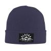 Alaska Est 1959 Mountains Nature Beanie Hat Men Winter Hat Women Knit Slouchy Skull Cap Hedging Hat Navy Blue view 2