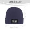 Alaska Est 1959 Mountains Nature Beanie Hat Men Winter Hat Women Knit Slouchy Skull Cap Hedging Hat Navy Blue view 3