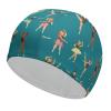 Dancing Ballerinas Unisex Swim Cap Waterproof Swimming Hat for Long and Short Hair Bathing Cap view 1