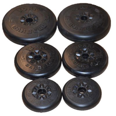 Aerobic Weight Set (2 x 10 lb, 2 x 5 lb, 2 x 2.5 lb)