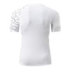 Men's All Time Short Sleeve Rashguard UPF 50 Sun Protection Surf Shirt Lines White 2XL view 4