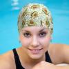 Avocado Hula Hoop Unisex Swim Cap Waterproof Swimming Hat for Long and Short Hair Bathing Cap view 4