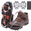 WIN.MAX Crampons for Shoes, Traction Cleats Ice Snow Grips with 19 Stainless Steel Spikes, Shoe Talons Anti - Slip Boots Spikes for Walking, Jogging, Climbing and Hiking (Grey, L) view 1
