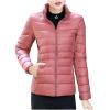 hlysgo Women's Slim-Fit Quilted Puffer Jacket Lightweight Padded Warm Winter Casual Down Coat Zip Jackets Pink view 1