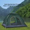 3-4 Person Outdoor Fully Automatic TentDouble Person Family Sunscreen TentIndoor Pop-up TentSuitable for Parent-Child Outings, Carnival Parties, and Outdoor Travel (3-4 Person) view 3
