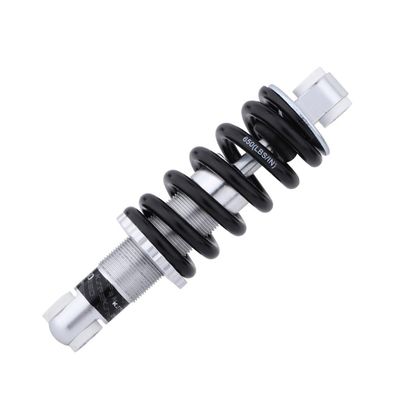 650lbs Mountain Bike Rear Shock Absorber Rear Biliary Spring Shock, For XC Soft Tail Electric Bikes Folding (Size : 155mm)