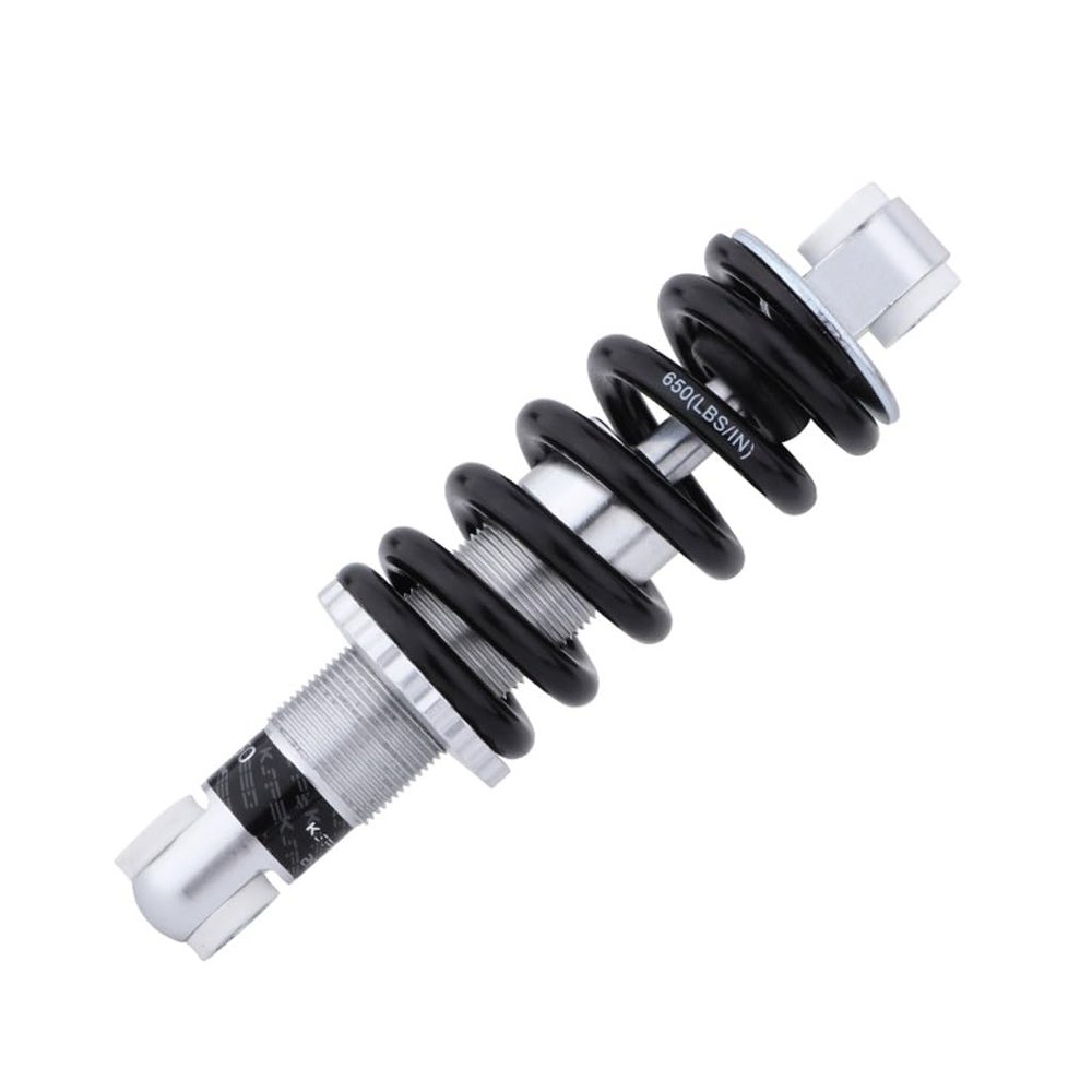 650lbs Mountain Bike Rear Shock Absorber Rear Biliary Spring Shock, For XC Soft Tail Electric Bikes Folding (Size : 155mm)