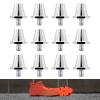 Aosekaa 12Pcs Soccer Cleats M5 Threaded Aluminum Spikes 13mm Replacement view 3