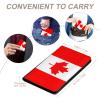 Canada Flag Passport Wallet Travel Passport Case Passport Protector Cover with Card Slot view 4