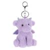 Apricot Lamb Toys Plush Purple Dragon Dinosaur Stuffed Animal Keychain 4'' view 4
