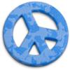 Crab Grab Peace of Foam Snowboard Traction Pad - Blue Swirl view 3