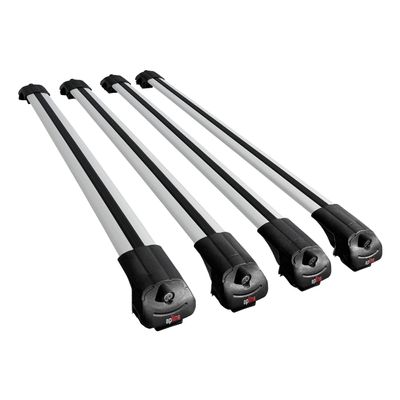 acpar Compatible with Nissan NV200 (M20) 2010-2019 ACE-1 Car Roof Rack Cross Bar Grey Aluminium 4 Bars