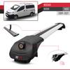 acpar Compatible with Nissan NV200 (M20) 2010-2019 ACE-1 Car Roof Rack Cross Bar Grey Aluminium 4 Bars view 3