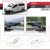 acpar Compatible with Nissan NV200 (M20) 2010-2019 ACE-1 Car Roof Rack Cross Bar Grey Aluminium 4 Bars view 4