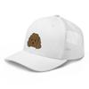 Cockapoo Trucker hat, spoodle, cockerdoodle hat, Embroidered Unisex hat, Cockapoo Gifts. White view 4
