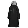 AQUATEC Surf Poncho Changing Robe - Changing Ponchos Kids | Hooded Beach Towel | Swimming Poncho & Surfing Changing Robe (Black, Kids Large) view 1