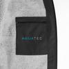 AQUATEC Surf Poncho Changing Robe - Changing Ponchos Kids | Hooded Beach Towel | Swimming Poncho & Surfing Changing Robe (Black, Kids Large) view 4