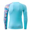 Men's Sun Protection Long Sleeve Swim Shirts Quick Dry Rash Guard Lightweight UPF 50+ Fishing Hiking Beach UV Shirt Dream Blue XL view 4