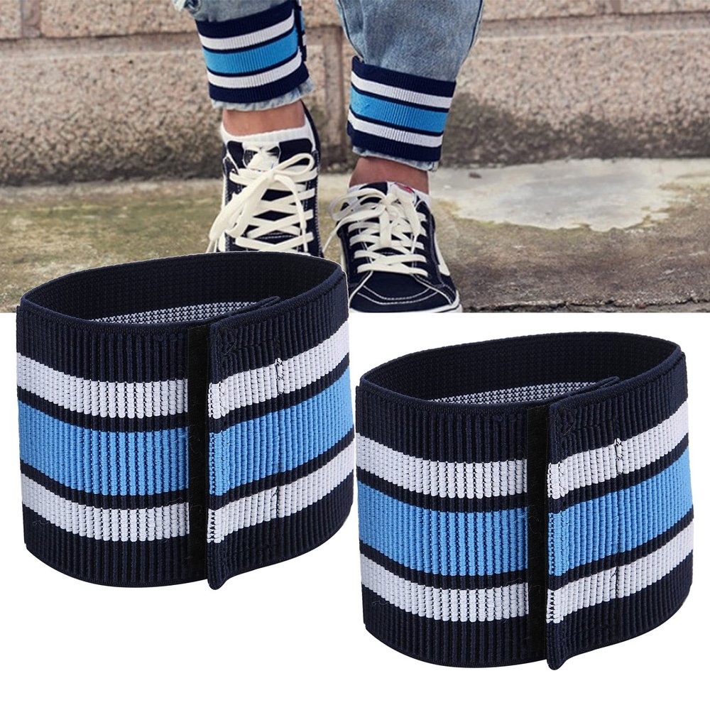 Restokki Bike Leg Strap Pants Bind, Belt Loop Straps for Pants, Bike Pants, Pants Chain, Cycling Pants, Mountain Bike Cycling Wristband Safety Band Cycling Accesory
