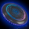 Toysery LED Light Up Fresbee - Glow in The Dark Fresbee for Kids and Adults, Flying Disc Adventure for Day and Night - Easy to Use Ideal for Camping Game (Blue) view 1