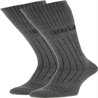 281Z Military Lightweight Uniform Boot Socks - Tactical Trekking Hiking - Outdoor Athletic Sport (Stone Grey Small 2 Pairs Pack)