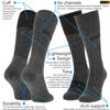 281Z Military Lightweight Uniform Boot Socks - Tactical Trekking Hiking - Outdoor Athletic Sport (Stone Grey Large 1 Pair) view 2