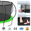 Kacho Outdoor Tranpoline with Basketball Hoop 8FT [1800LBS & Anti-Rust Coating & Easy to Install] Recreational Tranpoline for Kids & Adults, Family Backyard Fun view 4